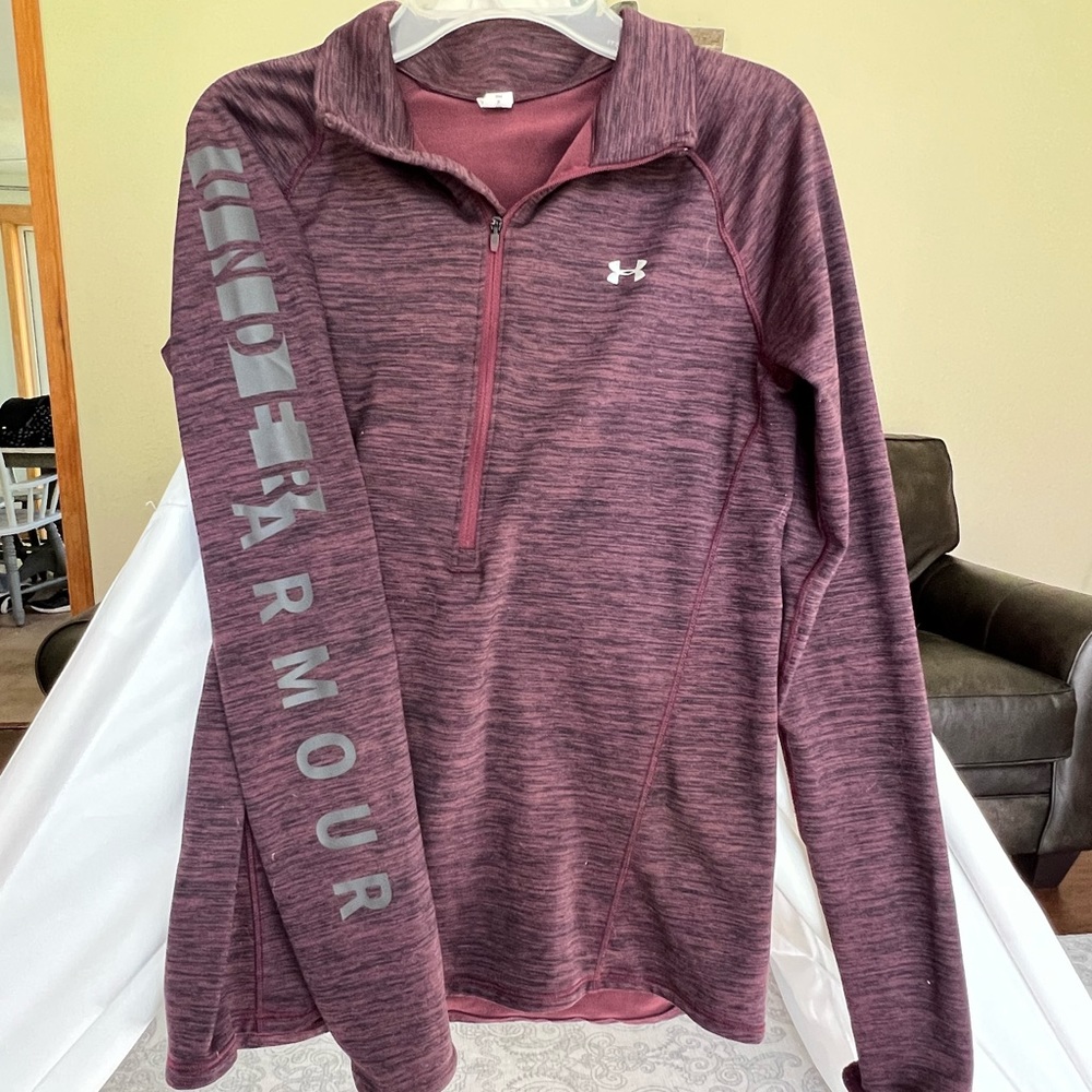 Purple under armor half zip